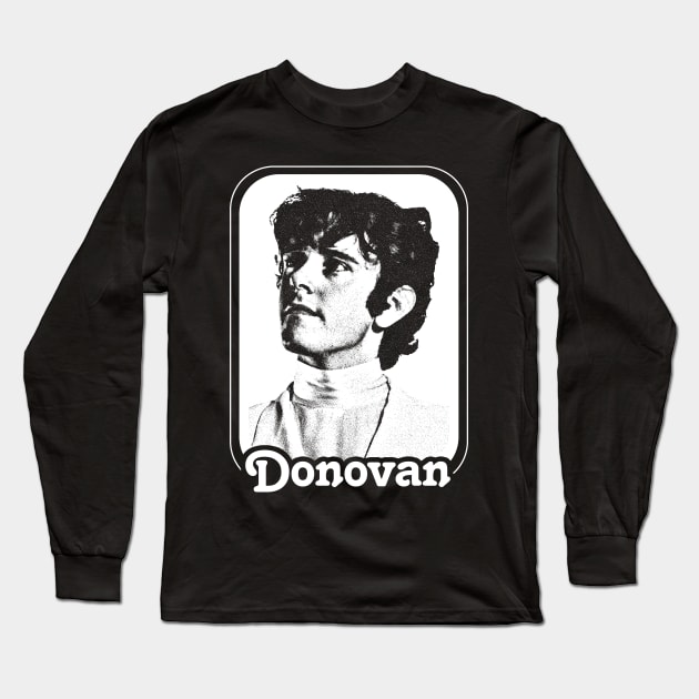 Donovan // 60s Folk Music Fan Long Sleeve T-Shirt by DankFutura